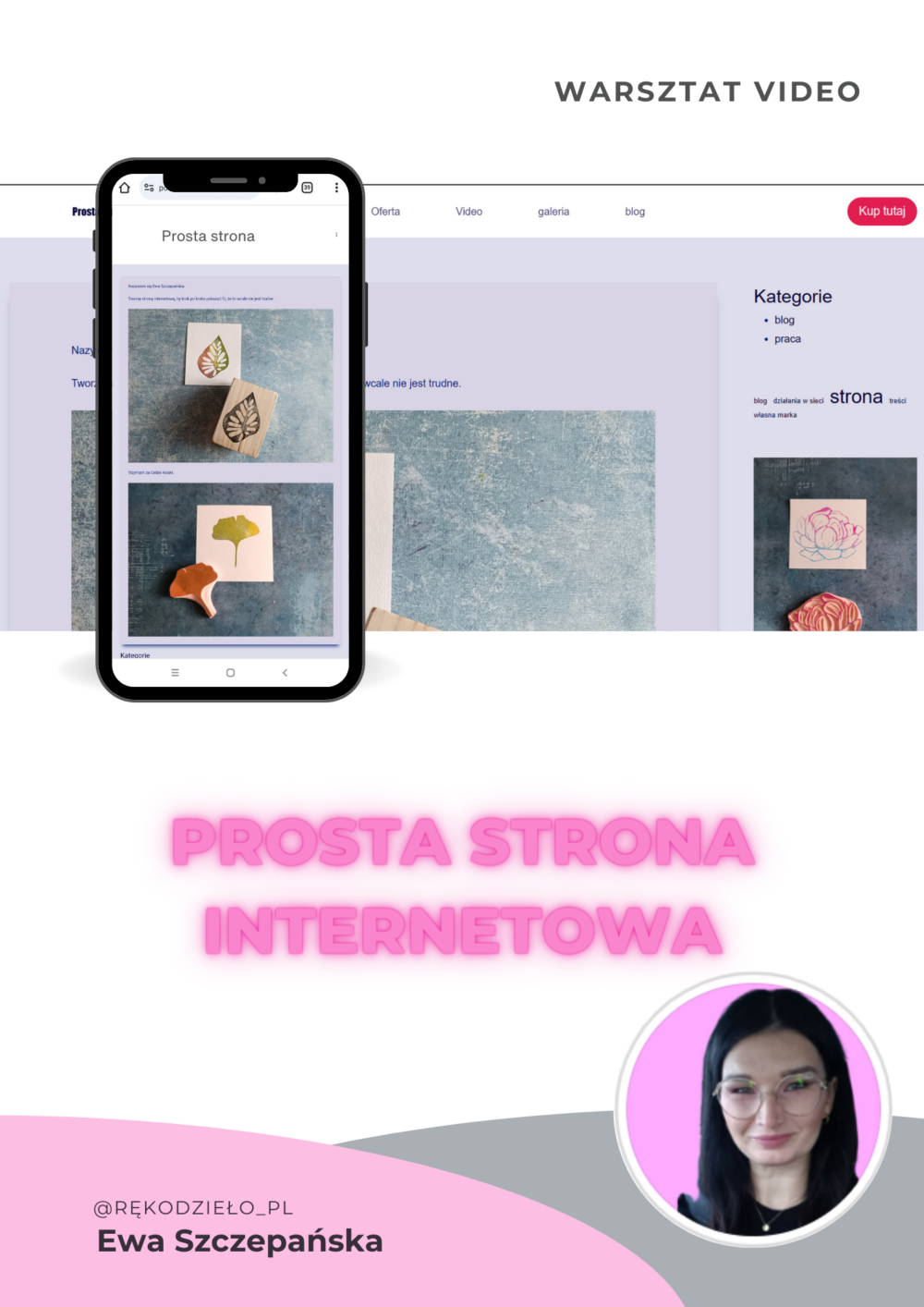Prosta strona internetowa Kurs postawienia strony internetowej