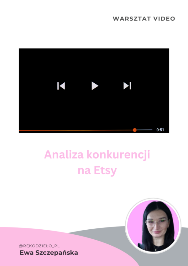 Analiza konkurencji na Etsy Warsztat Analiza konkurencji na Etsy