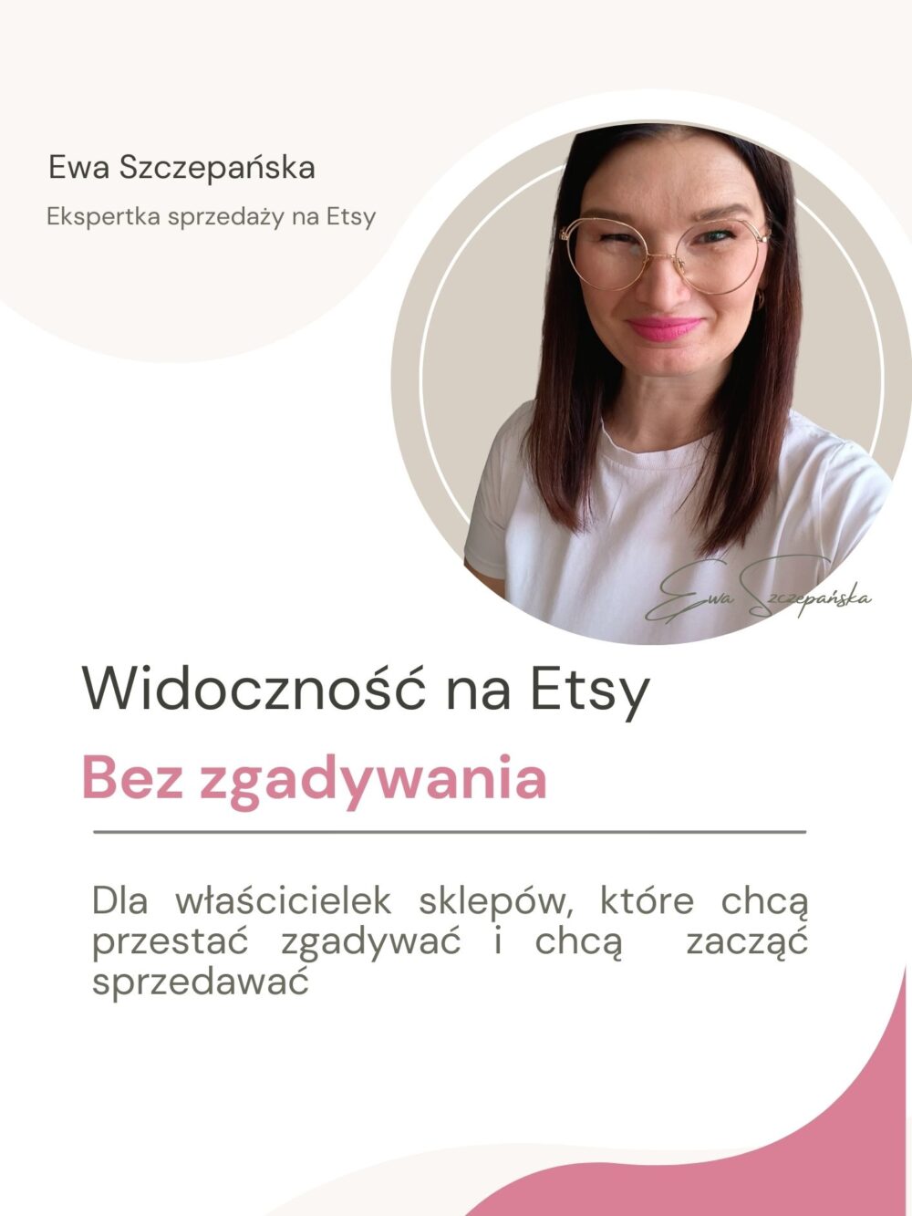 Okładka szkolenia online Widoczność na Etsy bez zgadywania – jak zwiększyć widoczność sklepu na Etsy bez zgadywania algorytmu