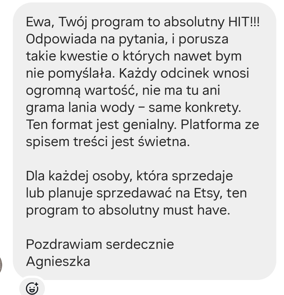Opinia uczestnika Programu Ewa mówi- rekomendacja szkolenia od zadowolonego klienta