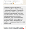 Opinie klientów o programie. Przykładowa opinia: Program jest super, nie spodziewałam się aż tylu nowinek. Cieszę się, że jestem na bieżąco.
