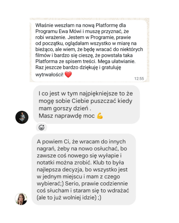 Opinie zadowolonych klientek o Programie Ewa mówi