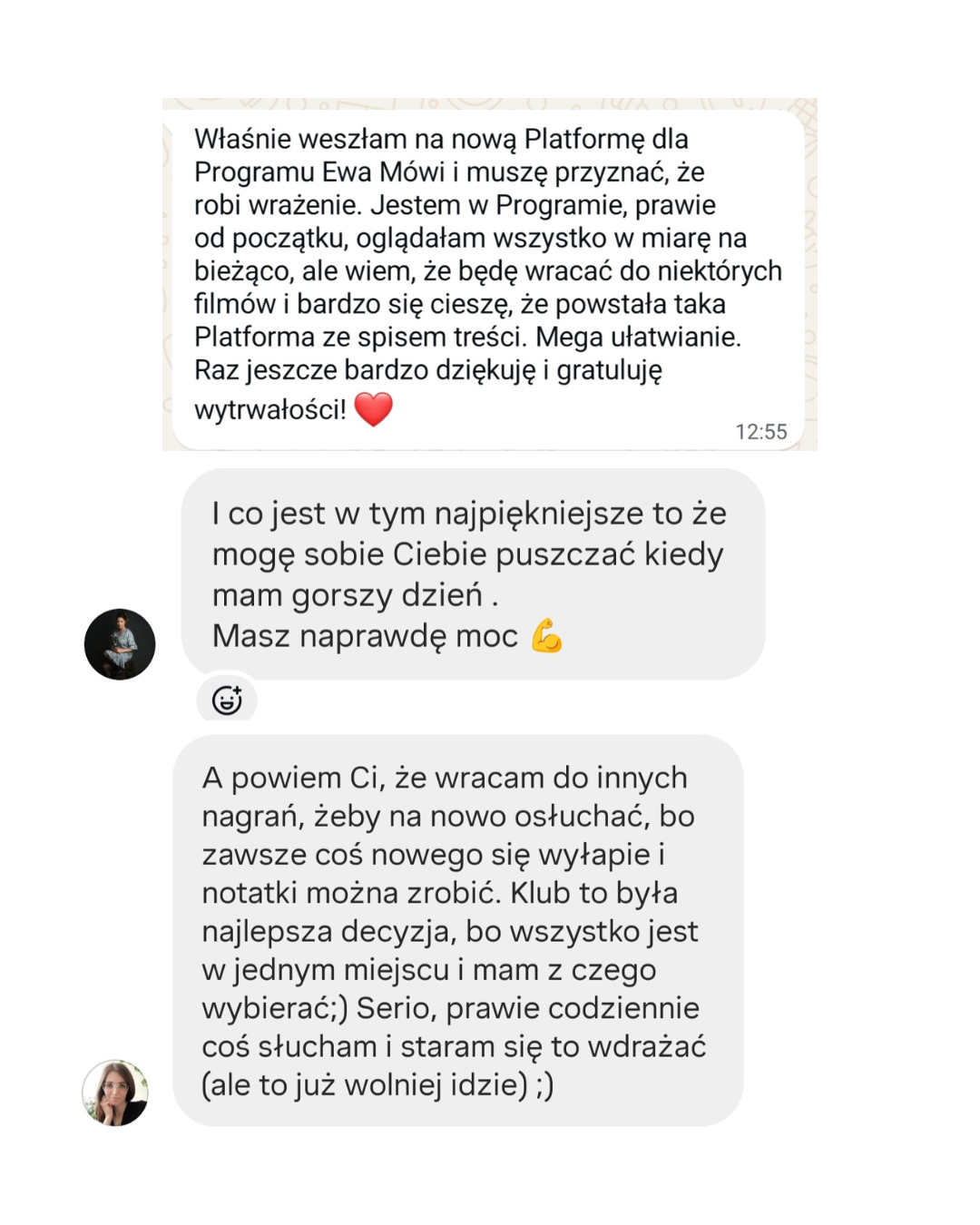 Opinie zadowolonych klientek o Programie Ewa mówi