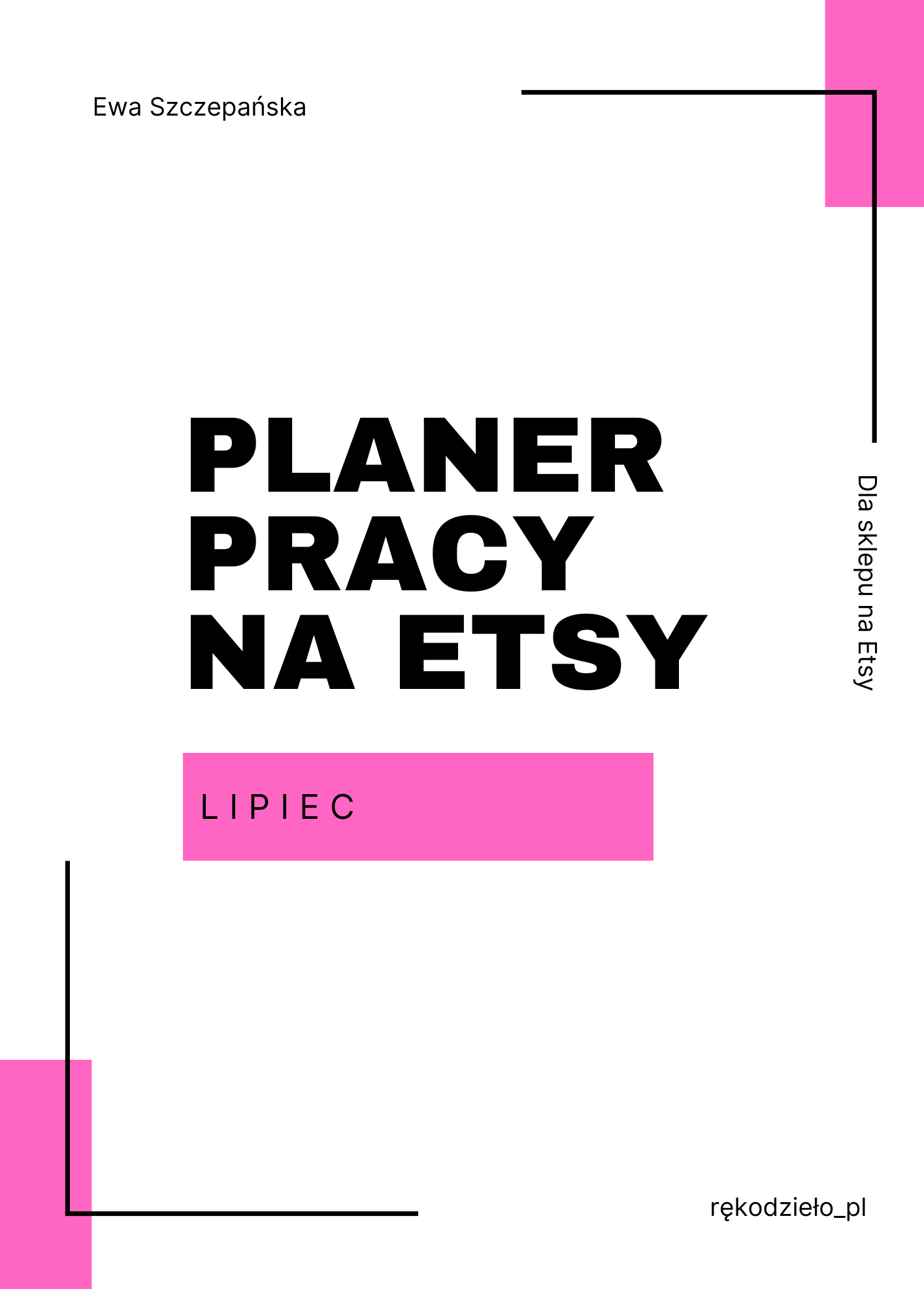 Planer pracy na lipiec Planer pracy na lipiec