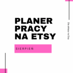 Planer pracy na Etsy