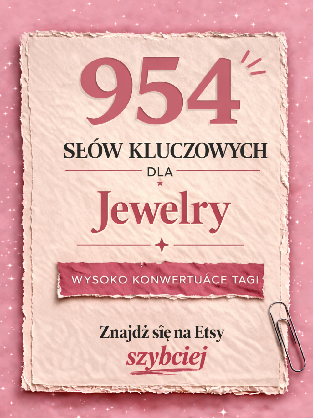 Jewelry- pakiet słów kluczowych