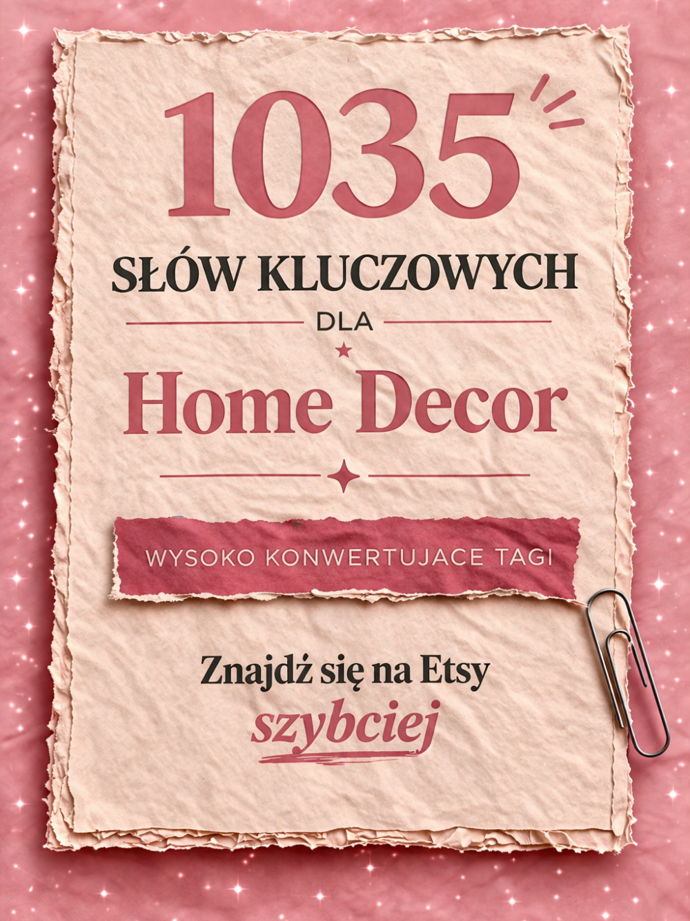 Home decor- pakiet słów kluczowych