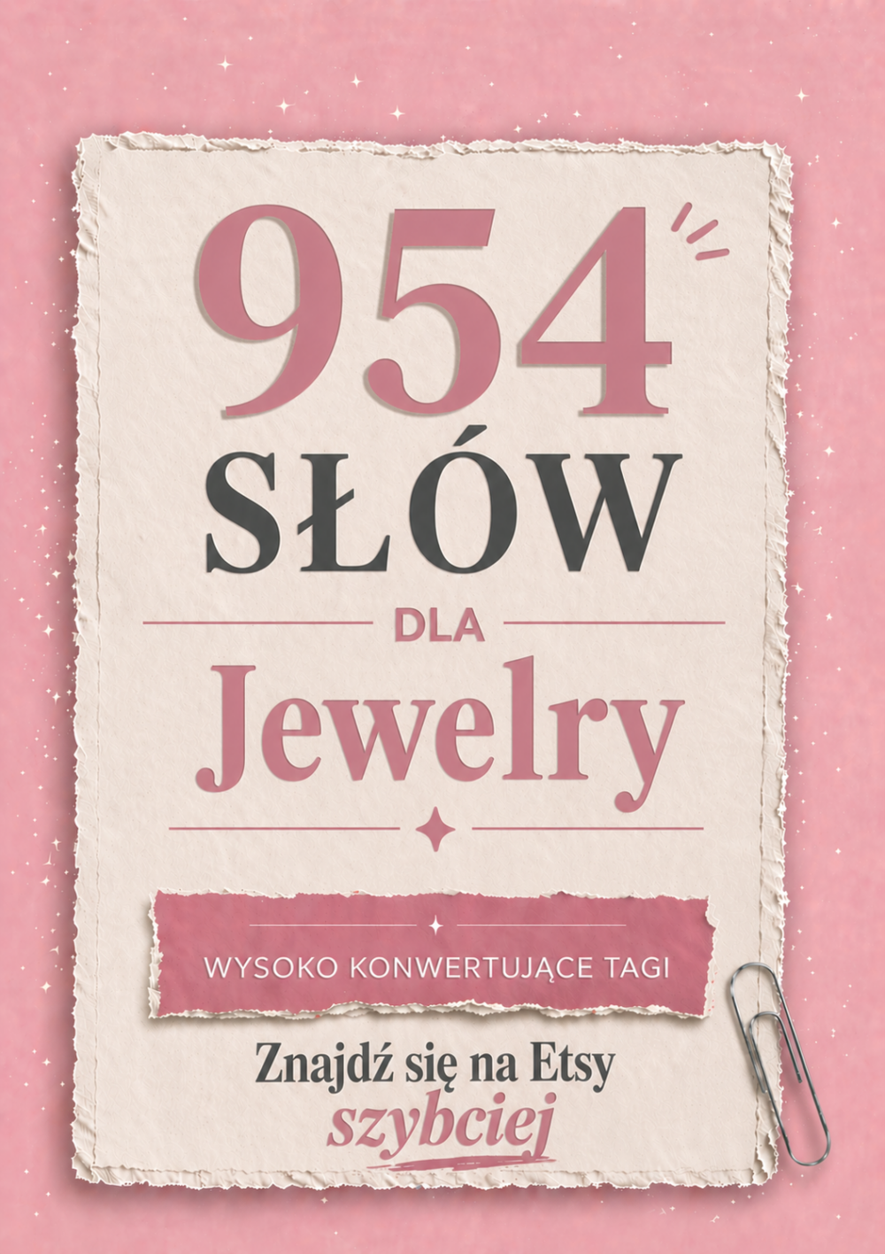 pKiet słów kluczowych jewelry da pozycjonowania ofert biżuterii