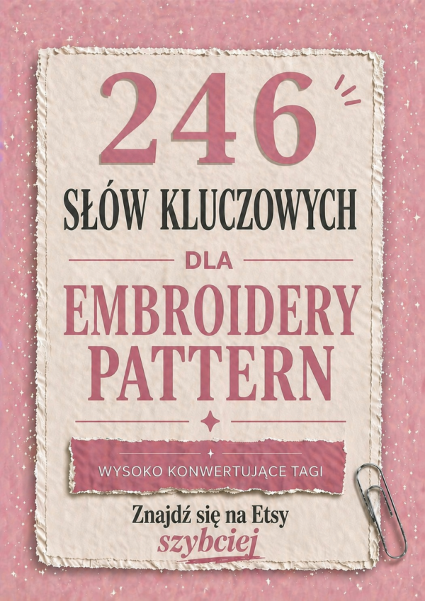 Słowa kluczowe dla wzorów na haft