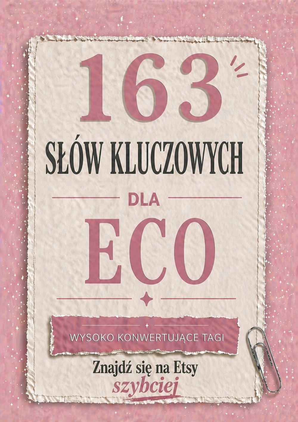 Eco- baza słów dla Etsy