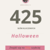 Halloween baza słów dla pozycjonowania ofert na Etsy