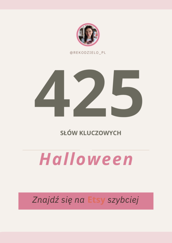 Halloween baza słów dla pozycjonowania ofert na Etsy