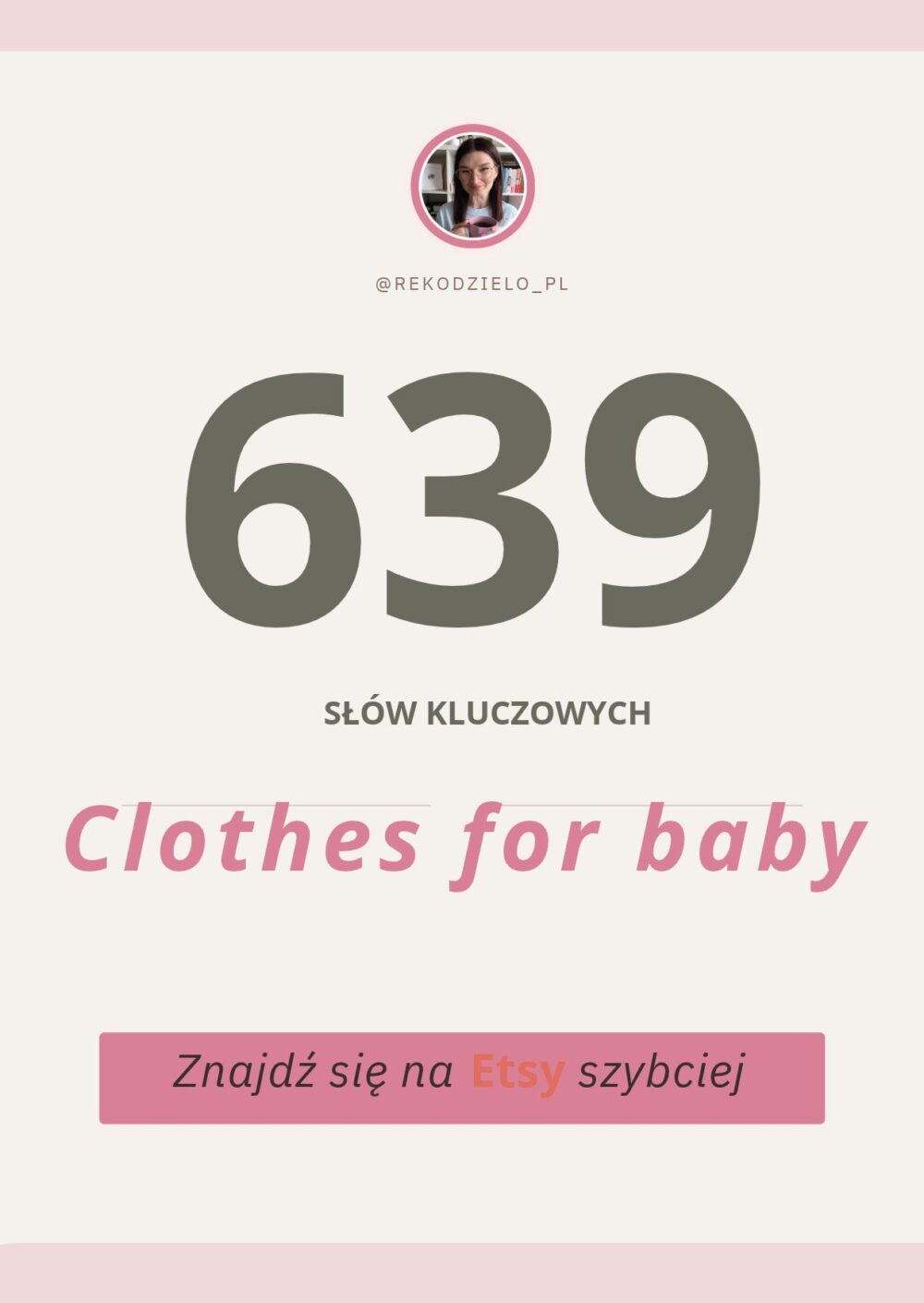 Clothes for baby- pakiet słów kluczowych