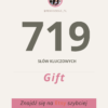 Słowa kluczowe do pozycjonowania ofert z kategorii Gift