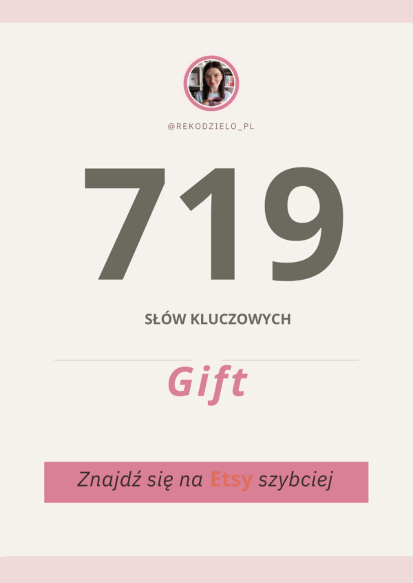 Słowa kluczowe do pozycjonowania ofert z kategorii Gift