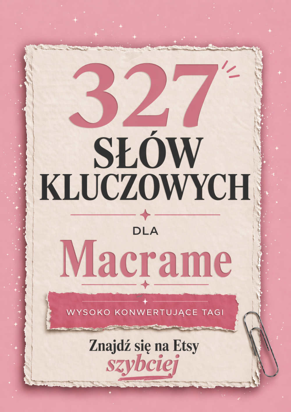 Macrame- pakiet słów kluczowych