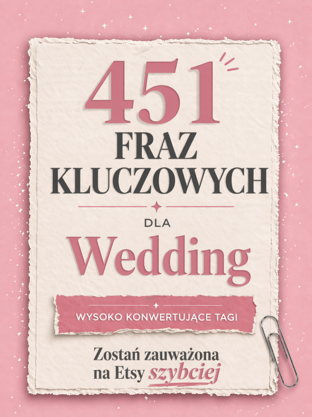 Wedding- pakiet słów kluczowych