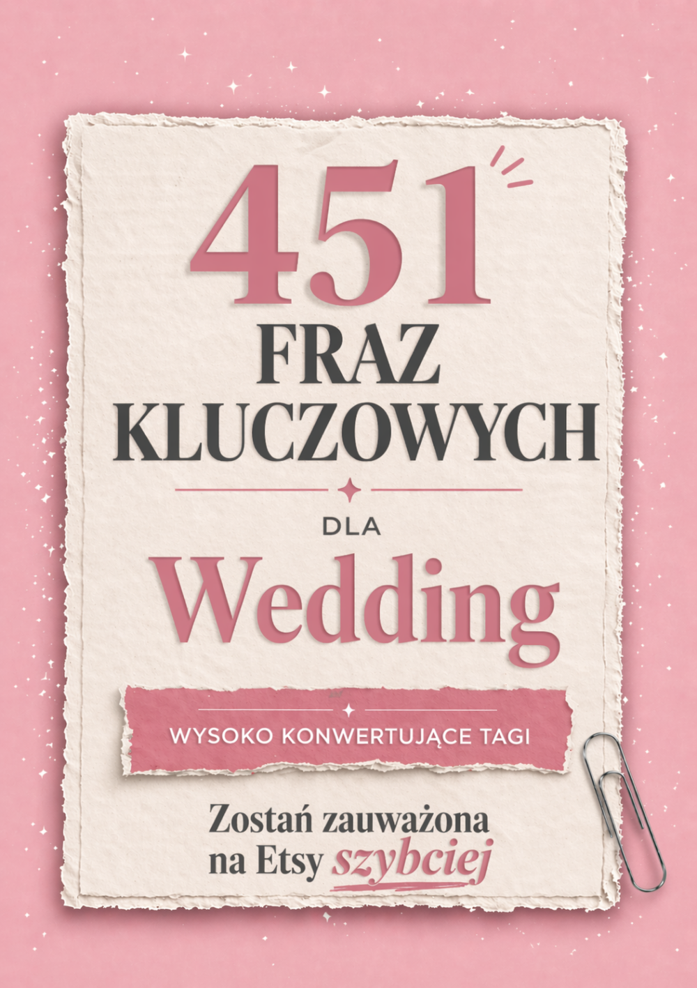 Wedding- pakiet słów kluczowych