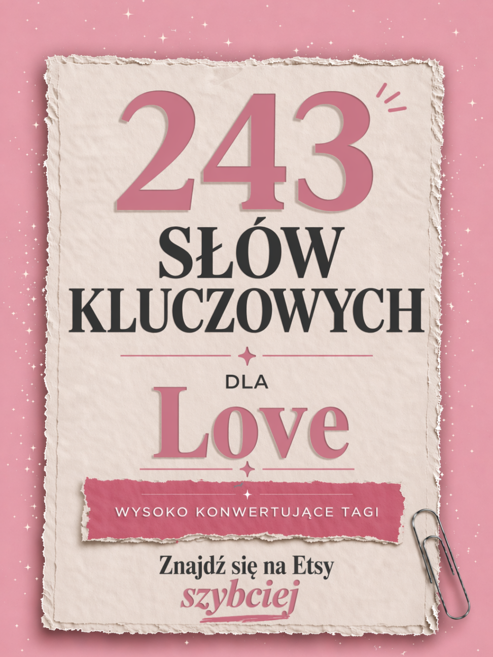 Love - pakiet słów kluczowych