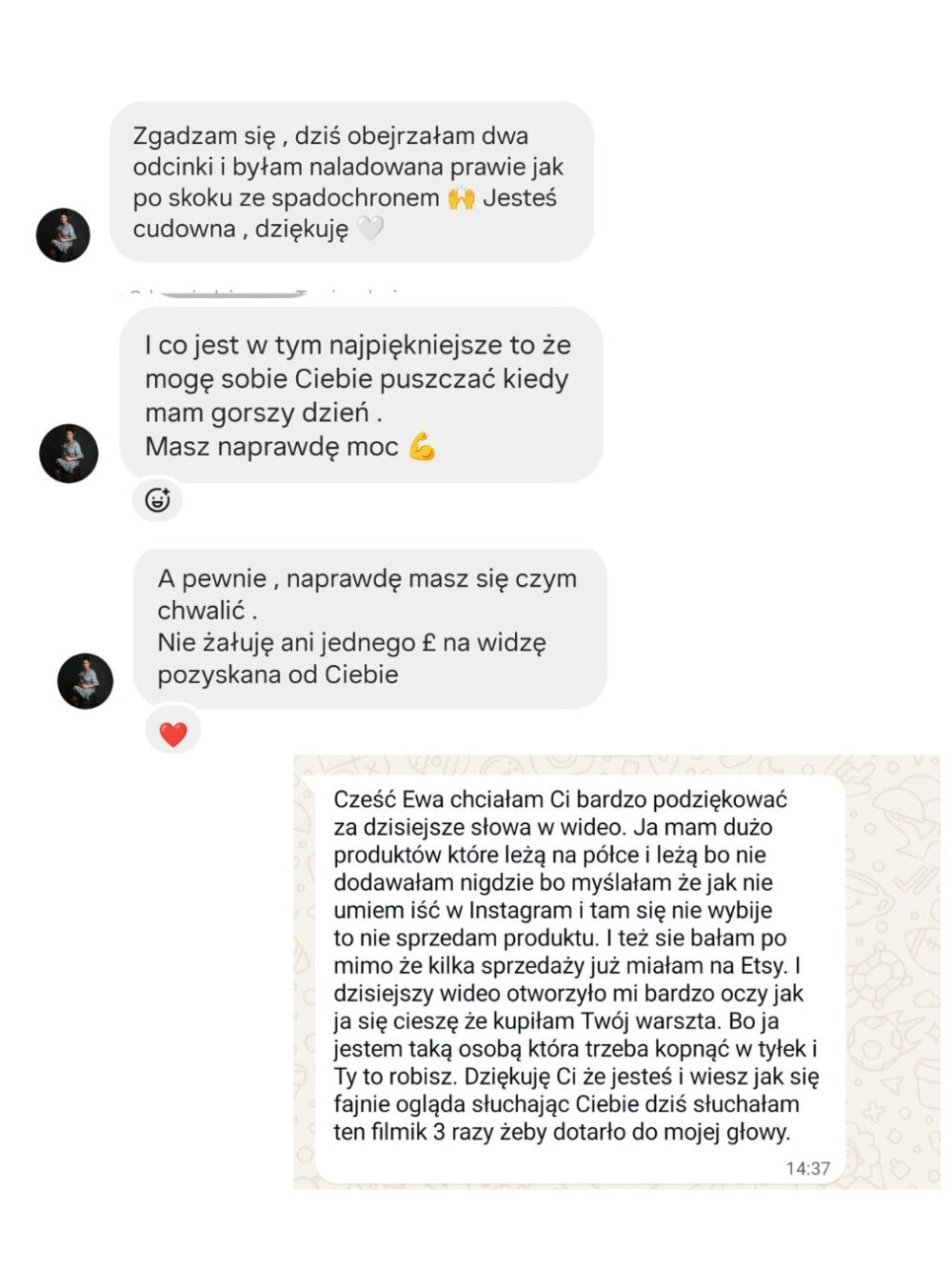 Pozytywna opinia o Programie Ewa mówi o sprzedaży rękodzieła