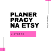 Okładka planera pracy na Etsy na listopad
