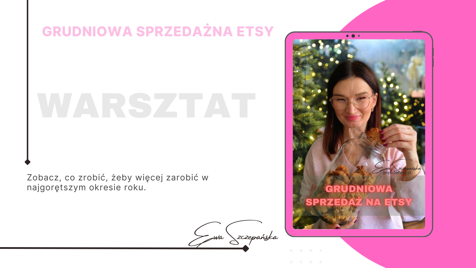 Grudniowa sprzedaż na Etsy