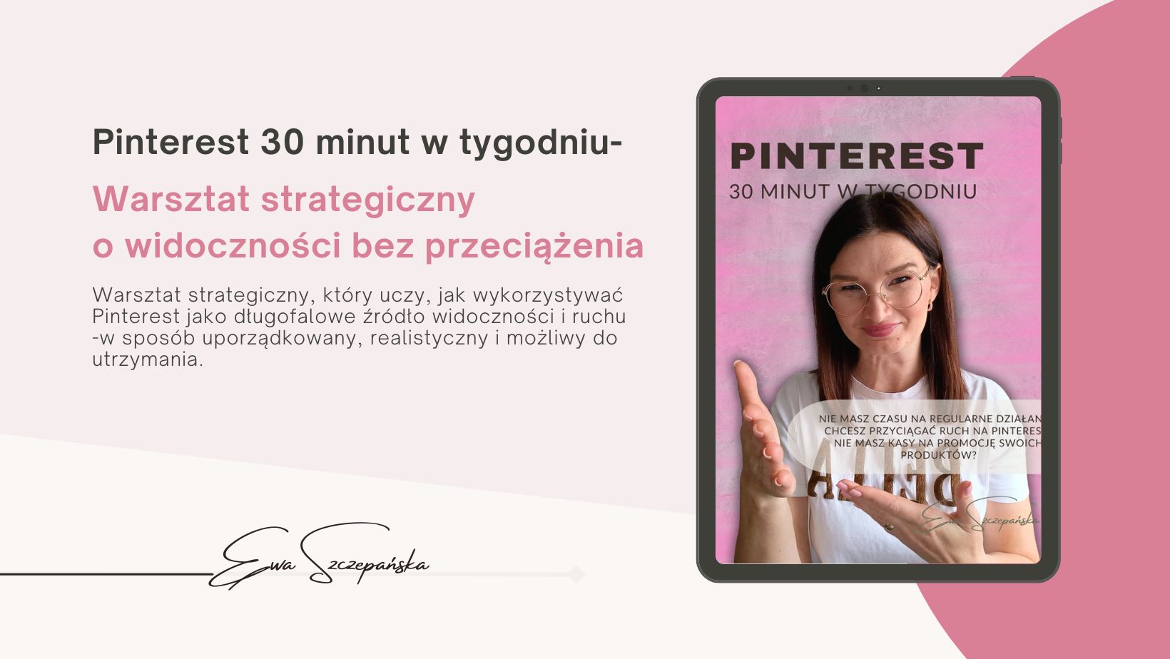 Pinterest w 30 minut tygodniowo