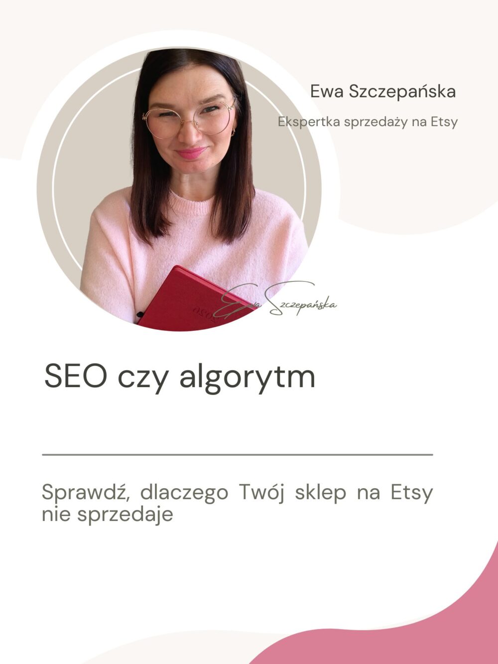 Grafika promująca nagranie o sprawdzaniu, czy problem w sklepie na Etsy wynika z SEO czy z ograniczonej widoczności algorytmicznej