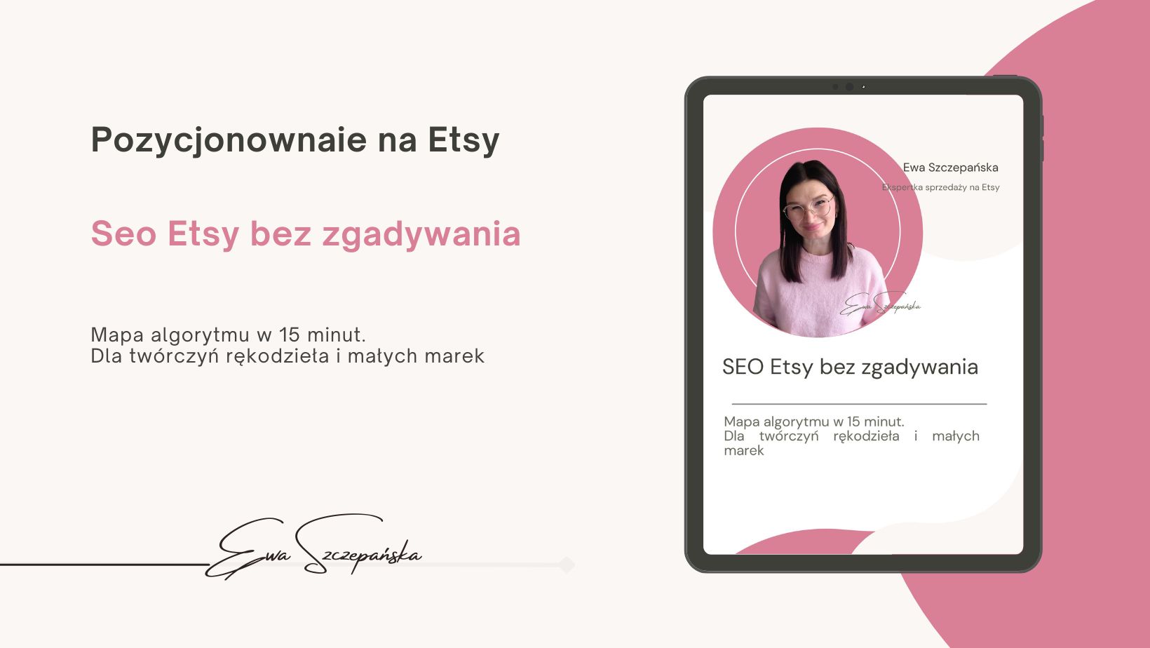 Mapa SEO Etsy w 15 min