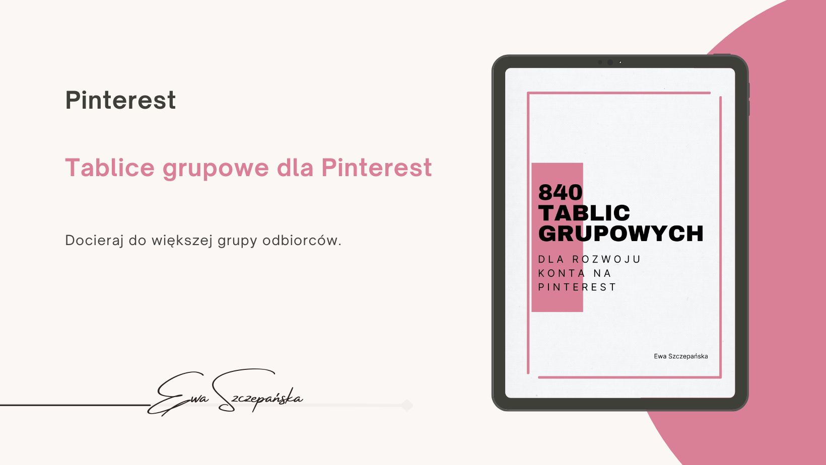 Tablice grupowe dla Pinterest