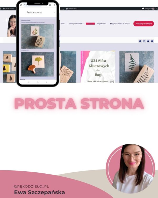 Prosta strona Kurs postawienia strony internetowej na Wordpress