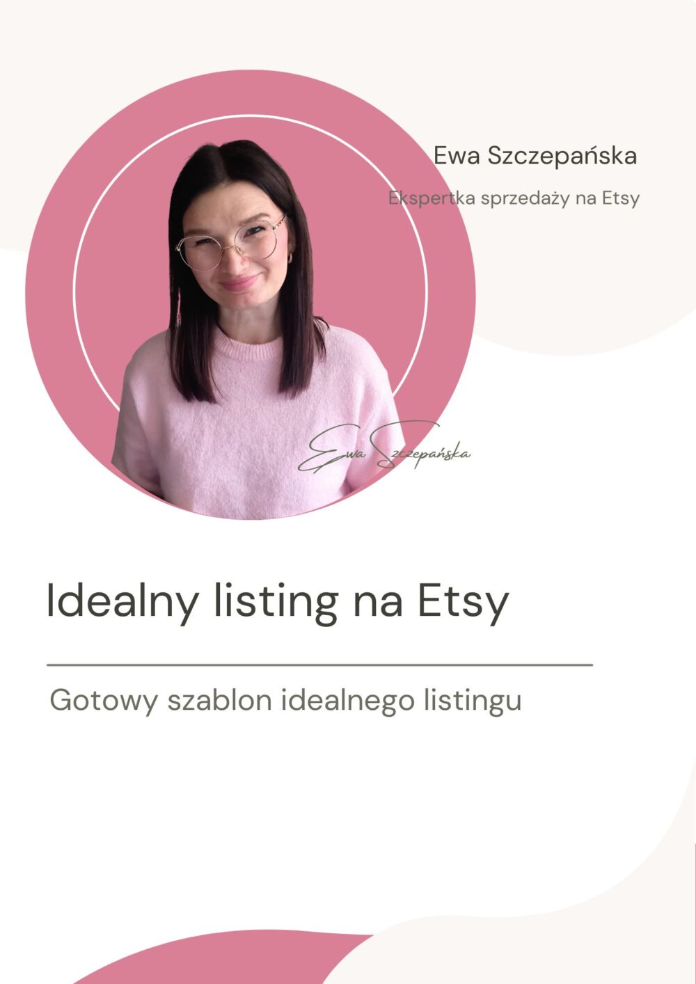 Nie wiesz, co wpisać w tytule, tagach i opisie na Etsy? Ten szablon prowadzi Cię krok po kroku przez idealny listing.