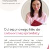 Oczywiście — poniżej masz trzy elementy gotowe do użycia na stronę sprzedaży lub do social mediów. --- ## ✅ ALT TEXT (SEO + dostępność) Grafika promująca warsztat online „Od sezonowego hitu do całorocznej sprzedaży” dla twórczyń rękodzieła z sezonową ofertą, uczący jak odsezonować produkt i sprzedawać przez 12 miesięcy w roku. --- ## ✅ Opis obrazka (np. pod grafikę / w poście) Grafika zapowiada warsztat „Od sezonowego hitu do całorocznej sprzedaży” skierowany do twórczyń rękodzieła, które sprzedają głównie w jednym sezonie (np. Q4, sezon ślubny, Wielkanoc). Szkolenie pokazuje, jak zmienić kontekst sprzedaży, zbudować linię evergreen i ustabilizować przychód bez zmiany produktu. --- ## ✅ Meta opis (do strony sprzedaży – 150–160 znaków) Warsztat dla twórczyń z sezonową ofertą. Dowiedz się, jak odsezonować produkt i sprzedawać przez 12 miesięcy w roku bez zmiany produkcji. --- Jeśli chcesz, mogę też przygotować: * wersję bardziej sprzedażową (pod reklamy), * albo wersję bardziej SEO-techniczną pod stronę lądowania.