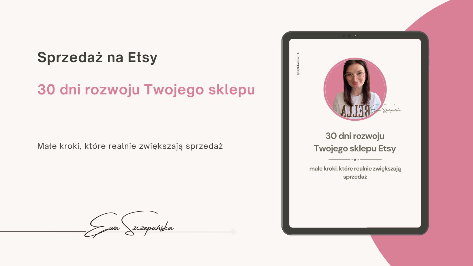 30 dni rozwoju Twojego sklepu Etsy