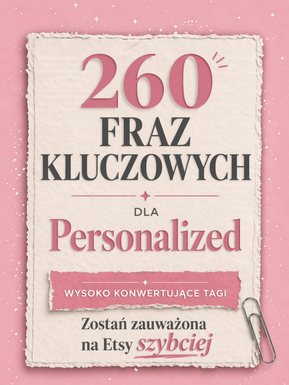 Personalized- pakiet słów kluczowych