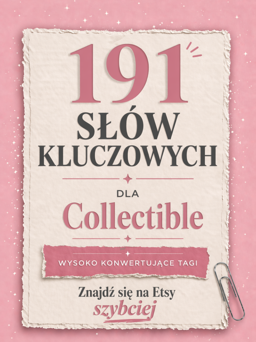 Collectible- pakiet słów kluczowych