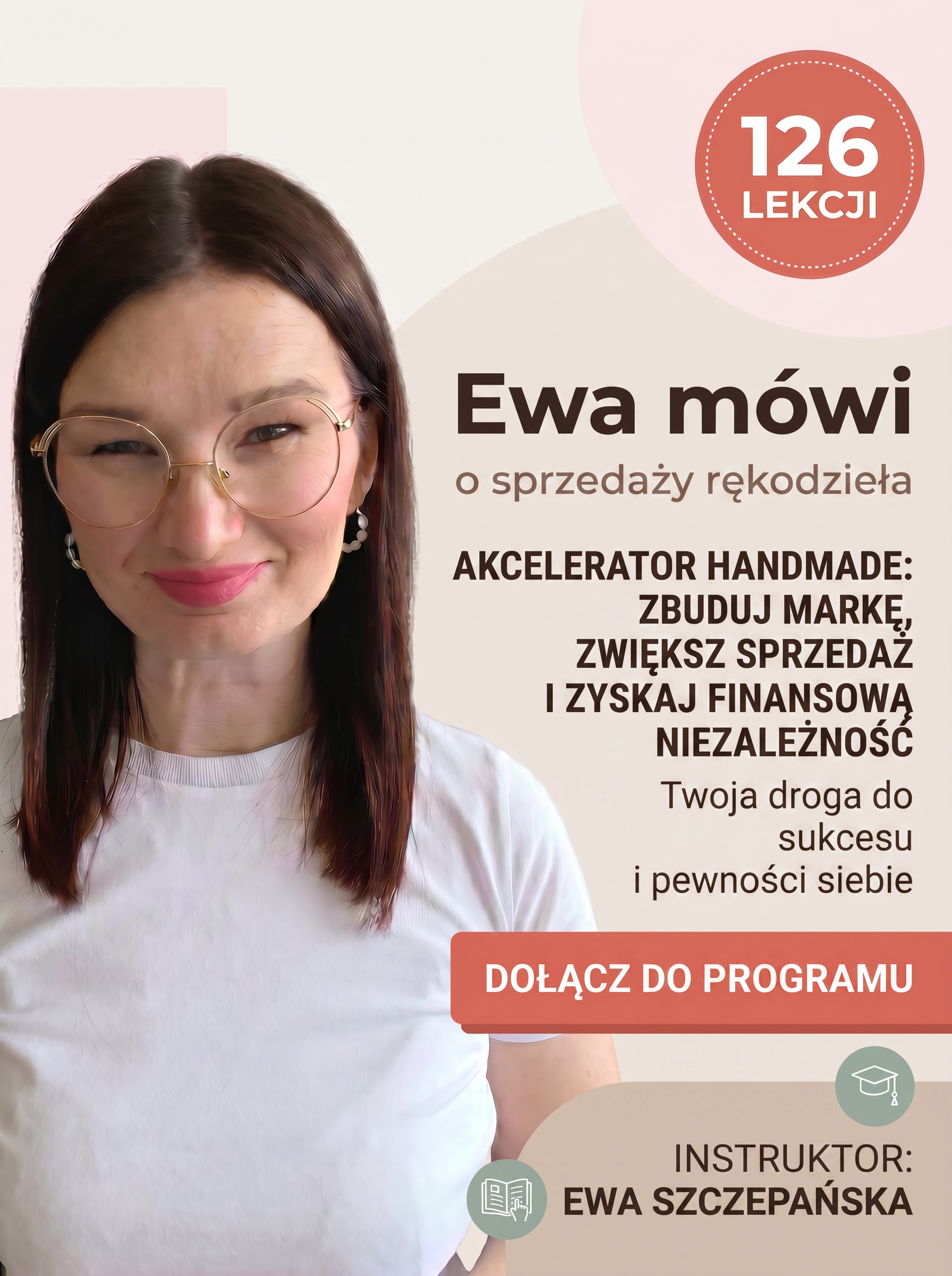 Ewa mówi o sprzedaży rękodzieła - program nauki sprzedaży