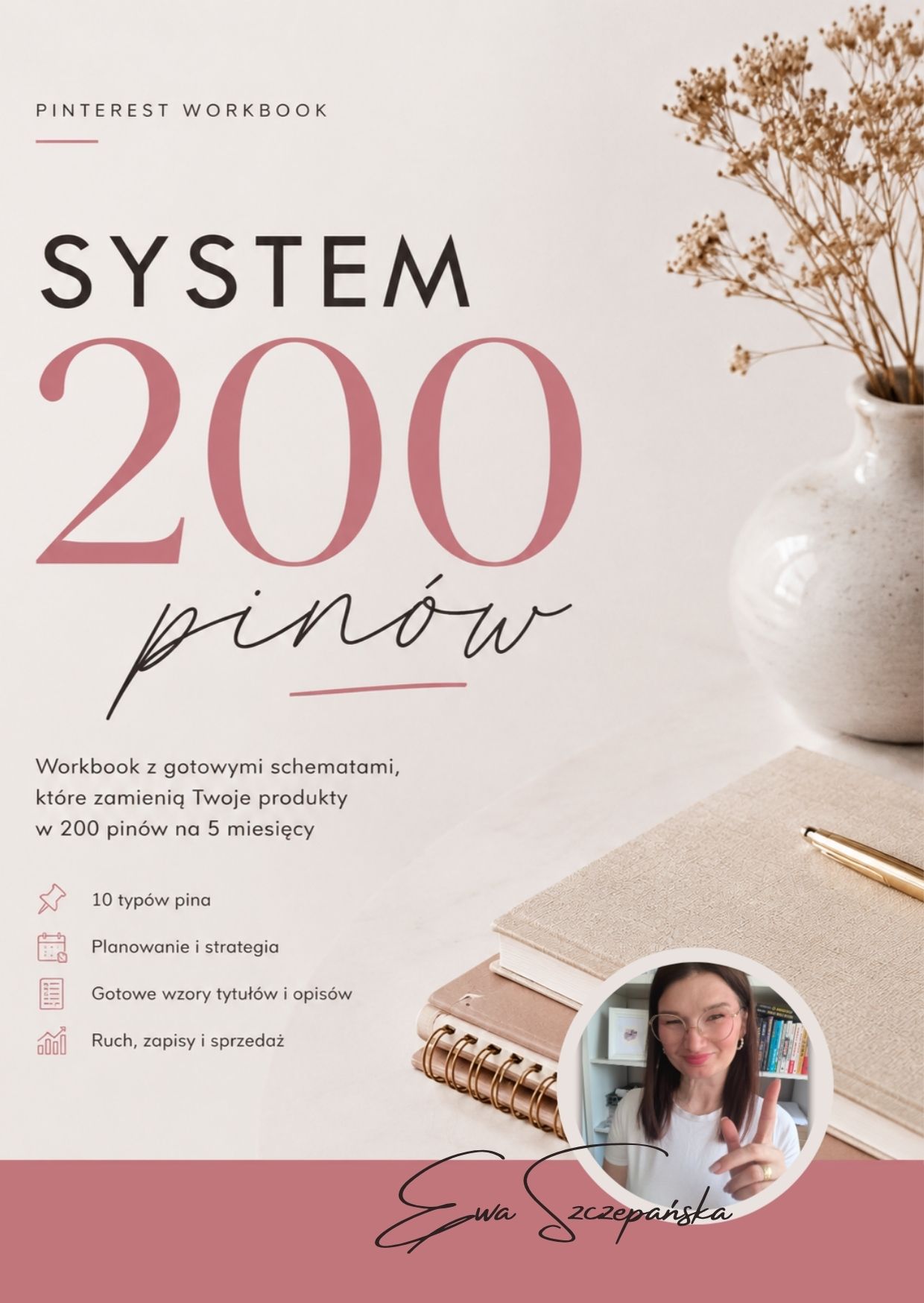Copy of Copy of Green and White Simple Online Course Invitation Portrait (5) System 200 pinów