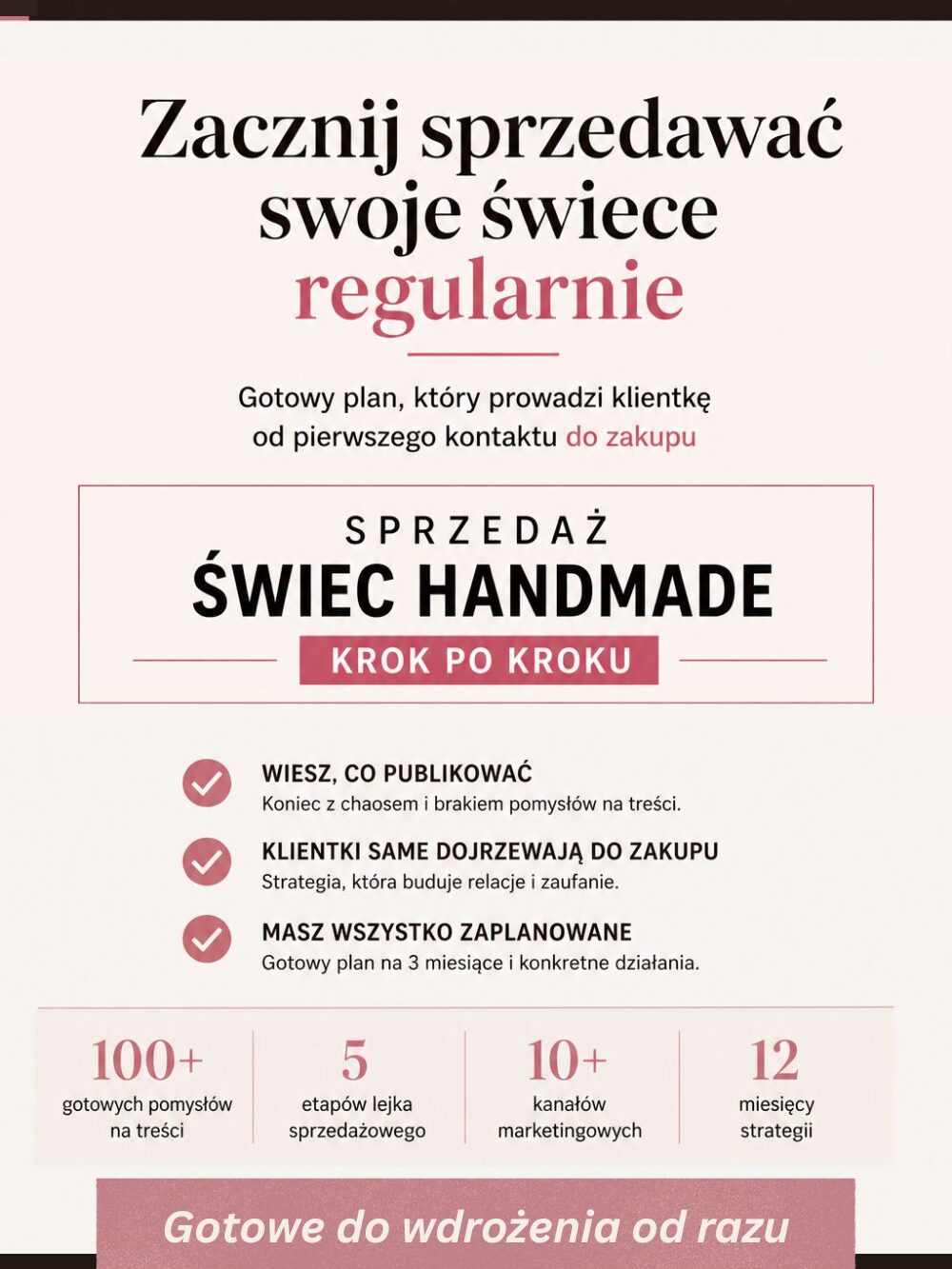 Lejek sprzedażowy dla świec