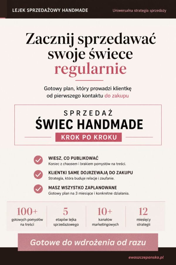 Lejek sprzedażowy dla świec