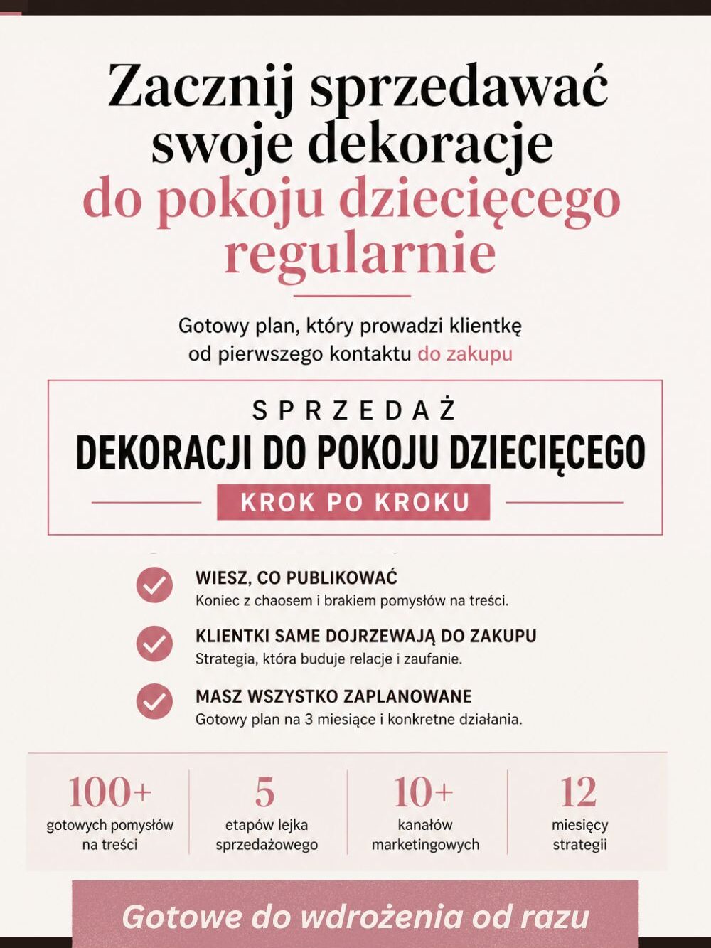 Lejek sprzedażowy dla dekoracji do pokoju dziecięcego