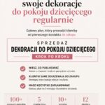 Lejek sprzedażowy dla dekoracji do pokoju dziecięcego