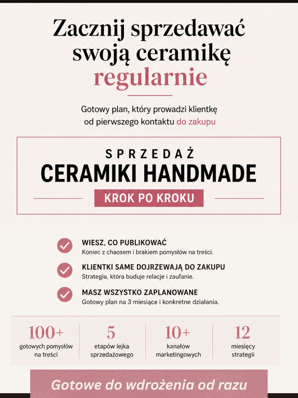 Lejek sprzedażowy dla ceramiki