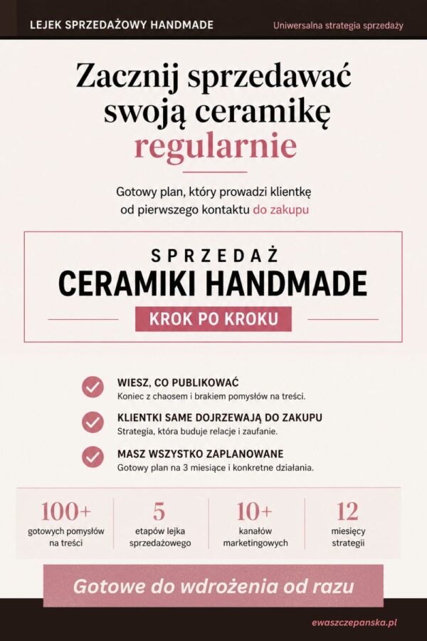 Lejek sprzedażowy dla ceramiki