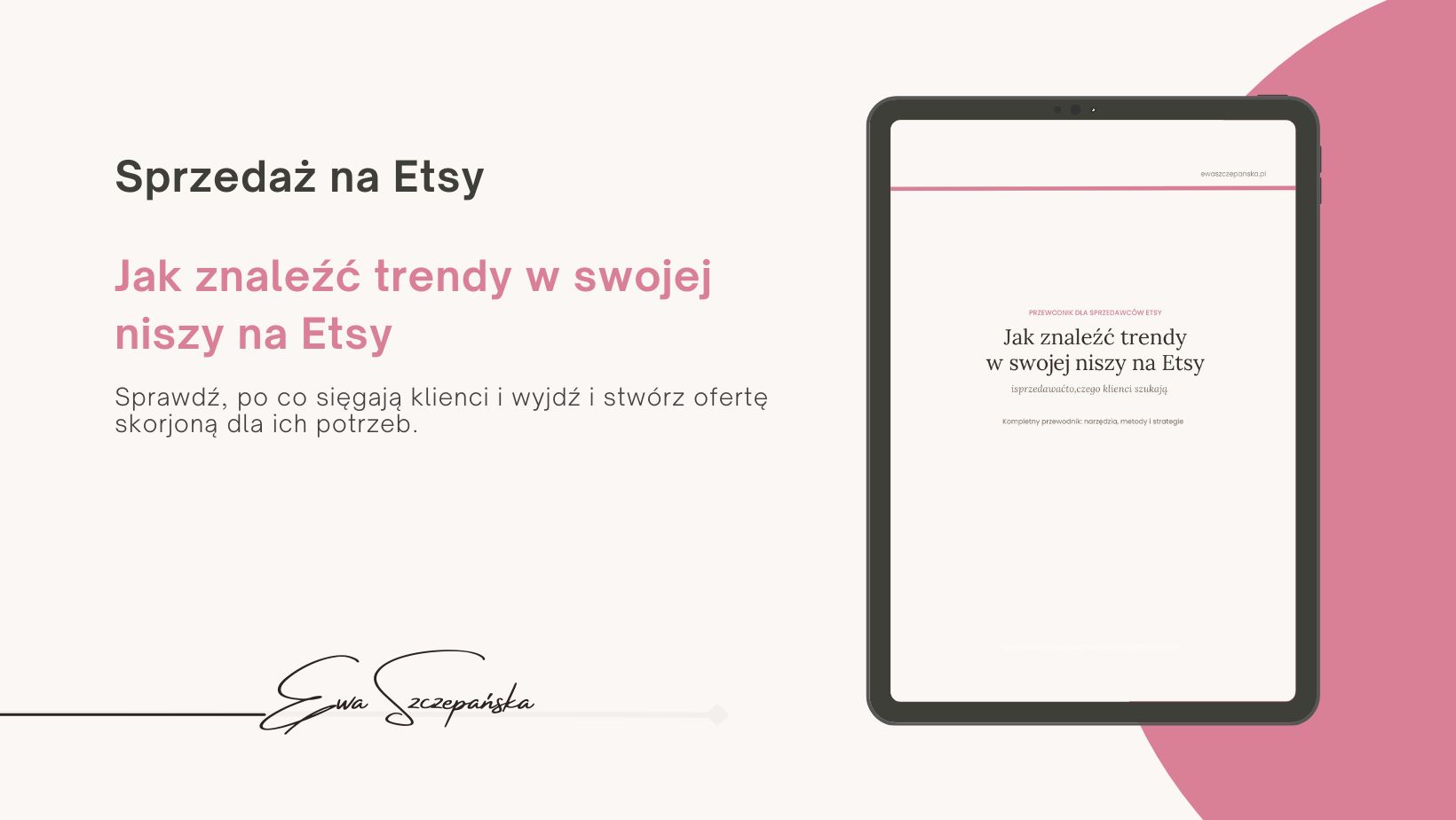 Jak znaleźć trendy w swojej niszy na Etsy