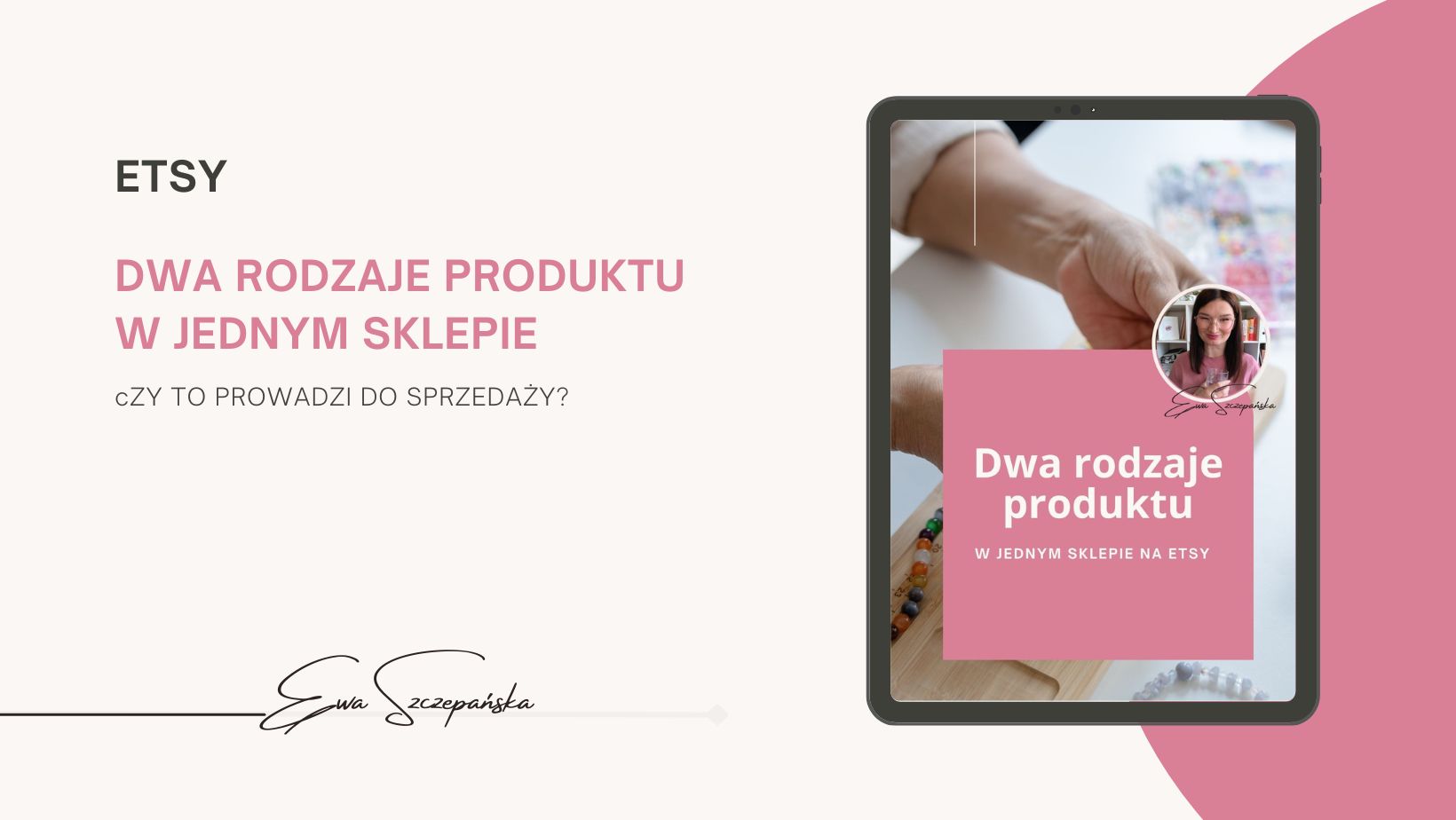 Dwa rodzaje produktu w jednym sklepie na Etsy