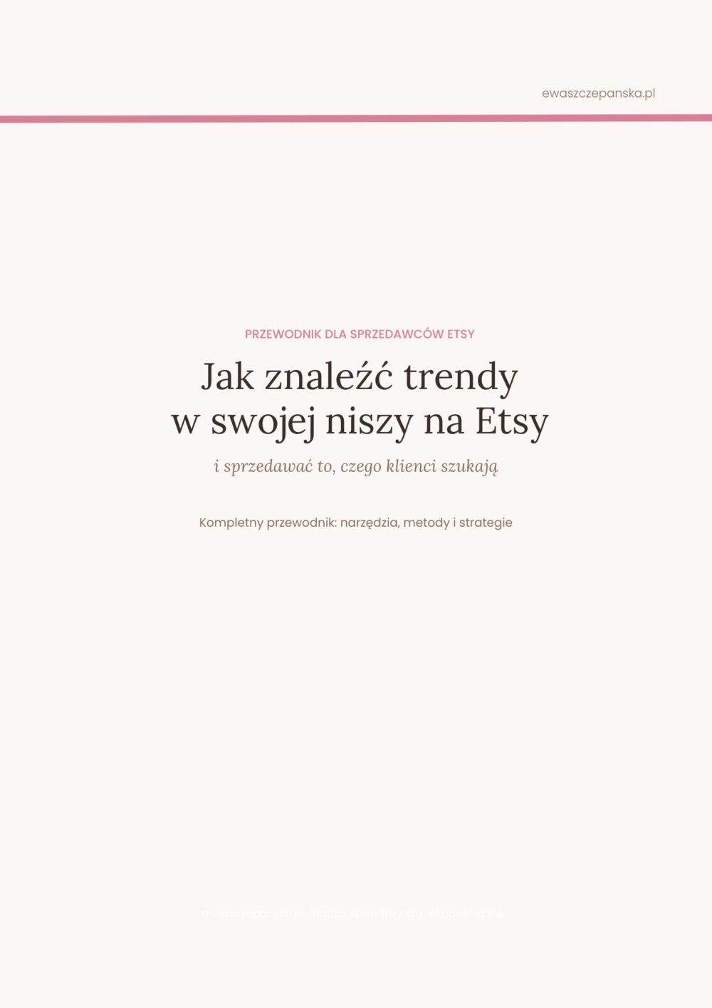 Jak znaleźć trendy w swojej niszy na Etsy