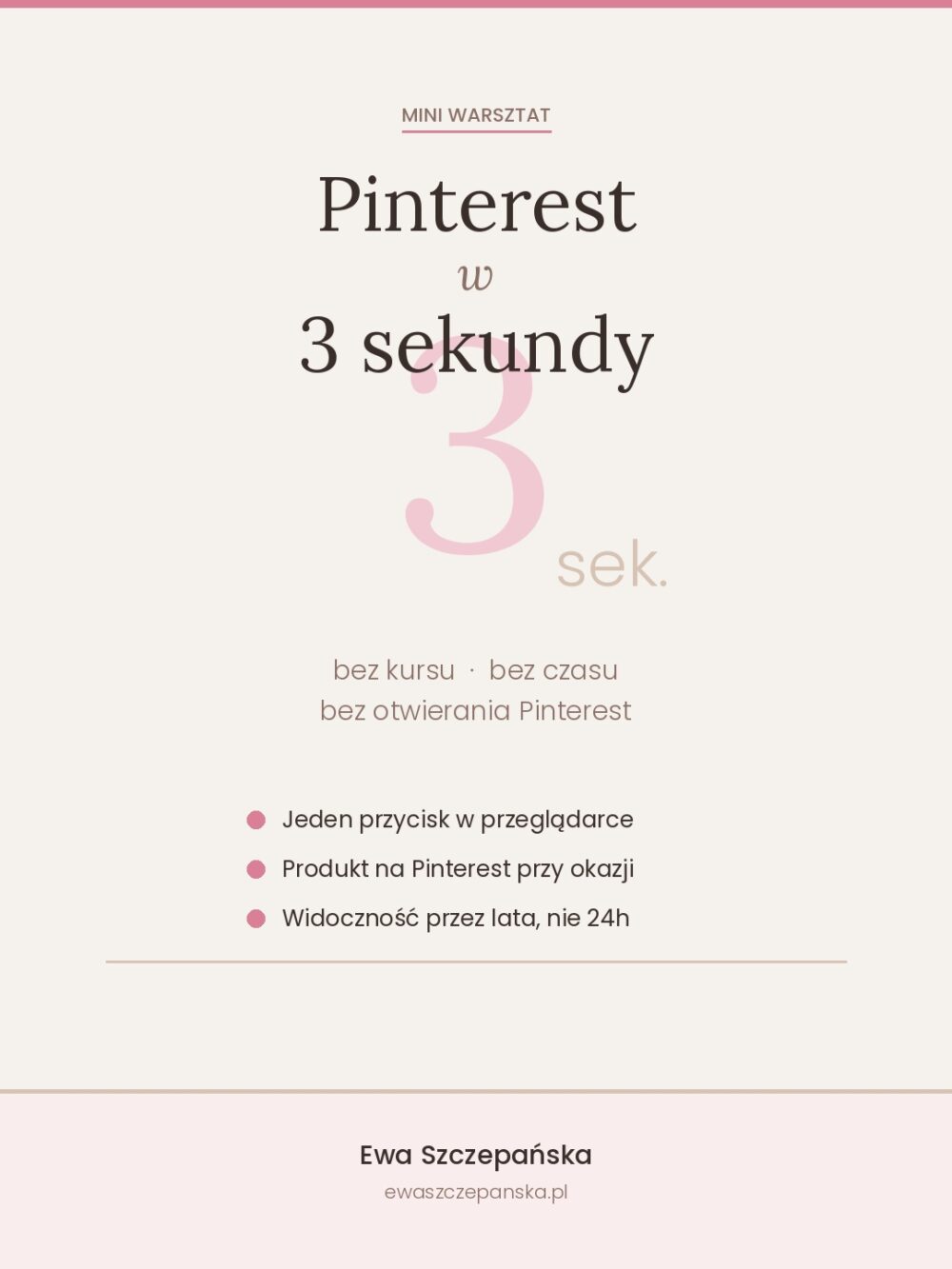 Pinterest w 3 sekundy, krótki warsztat dla rękodzielniczek
