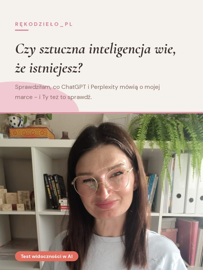 Artykuł o pozycjonowaniu marki rękodzielniczej w AI