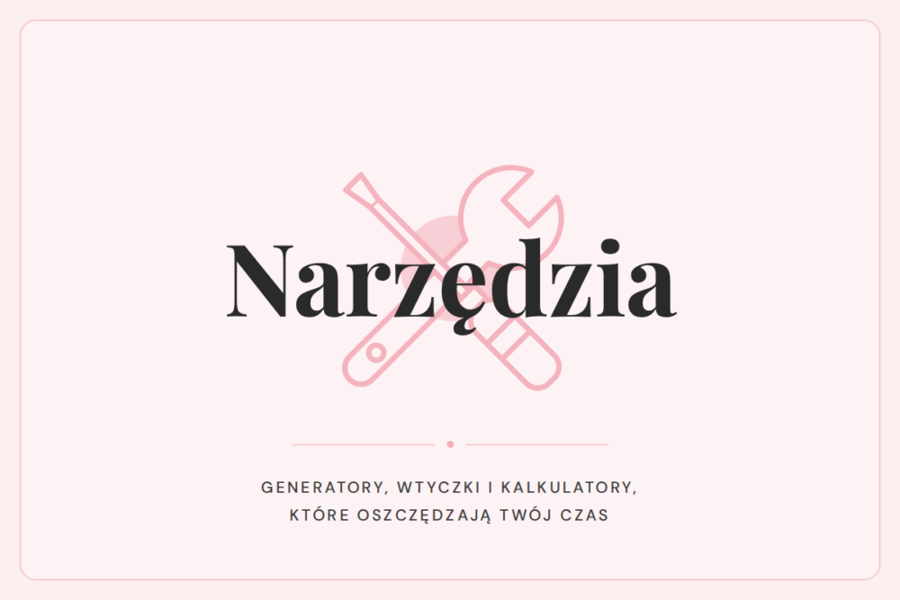 narzędzia
